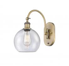 Innovations Lighting 518-1W-BB-G124-8 - Athens - 1 Light - 8 inch - Brushed Brass - Sconce