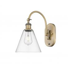 Innovations Lighting 518-1W-BB-GBC-82 - Berkshire - 1 Light - 8 inch - Brushed Brass - Sconce
