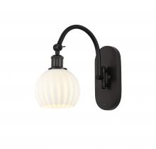 Innovations Lighting 518-1W-OB-G1217-6WV - White Venetian - 1 Light - 6 inch - Oil Rubbed Bronze - Sconce