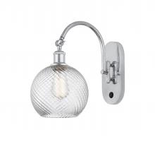 Innovations Lighting 518-1W-PC-G1214-8 - Athens Twisted Swirl 1 Light 8 inch Sconce