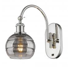 Innovations Lighting 518-1W-PN-G556-6SM - Rochester - 1 Light - 6 inch - Polished Nickel - Sconce