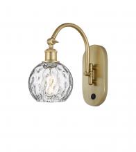 Innovations Lighting 518-1W-SG-G1215-6 - Athens Water Glass - 1 Light - 6 inch - Satin Gold - Sconce