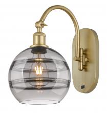 Innovations Lighting 518-1W-SG-G556-8SM - Rochester - 1 Light - 8 inch - Satin Gold - Sconce