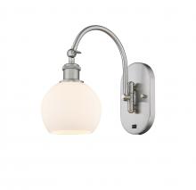 Innovations Lighting 518-1W-SN-G121-6 - Athens - 1 Light - 6 inch - Brushed Satin Nickel - Sconce