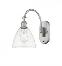 Innovations Lighting 518-1W-SN-GBD-752 - Bristol - 1 Light - 8 inch - Brushed Satin Nickel - Sconce