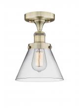 Innovations Lighting 616-1F-AB-G42 - Cone - 1 Light - 8 inch - Antique Brass - Semi-Flush Mount