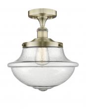 Innovations Lighting 616-1F-AB-G544 - Oxford - 1 Light - 12 inch - Antique Brass - Semi-Flush Mount