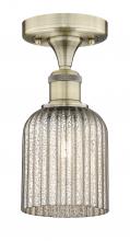 Innovations Lighting 616-1F-AB-G559-5ME - Bridal Veil - 1 Light - 5 inch - Antique Brass - Semi-Flush Mount