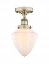 Innovations Lighting 616-1F-AB-G661-7 - Bullet - 1 Light - 6 inch - Antique Brass - Semi-Flush Mount