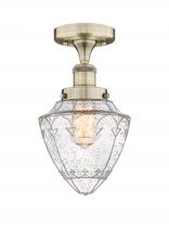 Innovations Lighting 616-1F-AB-G664-7 - Bullet - 1 Light - 6 inch - Antique Brass - Semi-Flush Mount