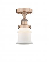 Innovations Lighting 616-1F-AC-G181S - Canton - 1 Light - 5 inch - Antique Copper - Semi-Flush Mount