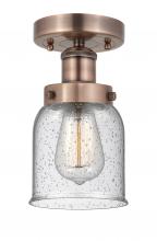 Innovations Lighting 616-1F-AC-G54 - Bell - 1 Light - 5 inch - Antique Copper - Semi-Flush Mount