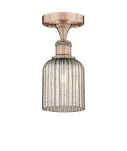 Innovations Lighting 616-1F-AC-G559-5ME - Bridal Veil - 1 Light - 5 inch - Antique Copper - Semi-Flush Mount