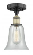 Innovations Lighting 616-1F-BAB-G2812 - Hanover - 1 Light - 6 inch - Black Antique Brass - Flush Mount