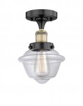 Innovations Lighting 616-1F-BAB-G532 - Oxford - 1 Light - 7 inch - Black Antique Brass - Semi-Flush Mount
