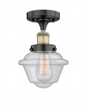 Innovations Lighting 616-1F-BAB-G534 - Oxford - 1 Light - 7 inch - Black Antique Brass - Semi-Flush Mount