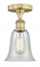Innovations Lighting 616-1F-BB-G2812 - Hanover - 1 Light - 6 inch - Brushed Brass - Flush Mount