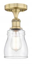Innovations Lighting 616-1F-BB-G392 - Ellery - 1 Light - 5 inch - Brushed Brass - Semi-Flush Mount