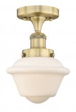 Innovations Lighting 616-1F-BB-G531 - Oxford - 1 Light - 7 inch - Brushed Brass - Semi-Flush Mount