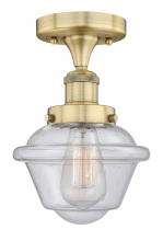 Innovations Lighting 616-1F-BB-G534 - Oxford - 1 Light - 7 inch - Brushed Brass - Semi-Flush Mount