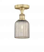 Innovations Lighting 616-1F-BB-G559-5ME - Bridal Veil - 1 Light - 5 inch - Brushed Brass - Semi-Flush Mount