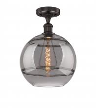 Innovations Lighting 616-1F-OB-G556-12SM - Rochester - 1 Light - 12 inch - Oil Rubbed Bronze - Semi-Flush Mount