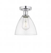 Innovations Lighting 616-1F-PC-GBD-752 - Bristol - 1 Light - 8 inch - Polished Chrome - Semi-Flush Mount