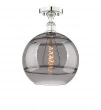 Innovations Lighting 616-1F-PN-G556-12SM - Rochester - 1 Light - 12 inch - Polished Nickel - Semi-Flush Mount