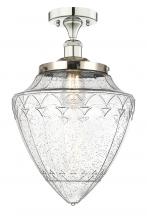 Innovations Lighting 616-1F-PN-G664-12 - Bridgeton - 1 Light - 12 inch - Polished Nickel - Semi-Flush Mount