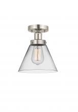 Innovations Lighting 616-1F-SN-G42 - Cone - 1 Light - 8 inch - Brushed Satin Nickel - Semi-Flush Mount