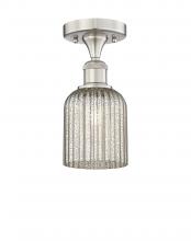 Innovations Lighting 616-1F-SN-G559-5ME - Bridal Veil - 1 Light - 5 inch - Brushed Satin Nickel - Semi-Flush Mount