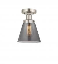 Innovations Lighting 616-1F-SN-G63 - Cone - 1 Light - 6 inch - Brushed Satin Nickel - Semi-Flush Mount