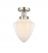 Innovations Lighting 616-1F-SN-G661-7 - Bullet - 1 Light - 6 inch - Brushed Satin Nickel - Semi-Flush Mount