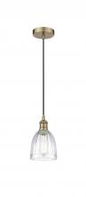 Innovations Lighting 616-1P-AB-G442 - Brookfield - 1 Light - 6 inch - Antique Brass - Cord hung - Mini Pendant