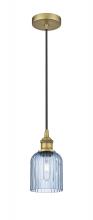 Innovations Lighting 616-1P-BB-G559-5BL - Bridal Veil - 1 Light - 5 inch - Brushed Brass - Cord hung - Mini Pendant