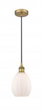 Innovations Lighting 616-1P-BB-G81 - Eaton - 1 Light - 6 inch - Brushed Brass - Cord hung - Mini Pendant