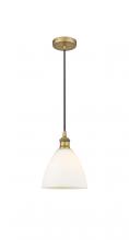 Innovations Lighting 616-1P-BB-GBD-751 - Bristol - 1 Light - 8 inch - Brushed Brass - Cord hung - Mini Pendant