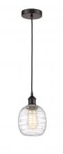 Innovations Lighting 616-1P-OB-G1013 - Belfast - 1 Light - 6 inch - Oil Rubbed Bronze - Cord hung - Mini Pendant
