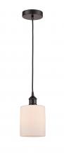 Innovations Lighting 616-1P-OB-G111 - Cobbleskill - 1 Light - 5 inch - Oil Rubbed Bronze - Cord hung - Mini Pendant