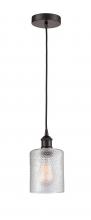 Innovations Lighting 616-1P-OB-G112 - Cobbleskill - 1 Light - 5 inch - Oil Rubbed Bronze - Cord hung - Mini Pendant