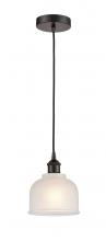  616-1P-OB-G411 - Dayton - 1 Light - 6 inch - Oil Rubbed Bronze - Cord hung - Mini Pendant