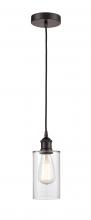 Innovations Lighting 616-1P-OB-G802 - Clymer - 1 Light - 4 inch - Oil Rubbed Bronze - Cord hung - Mini Pendant