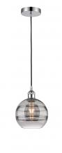 Innovations Lighting 616-1P-PC-G556-8SM - Rochester - 1 Light - 8 inch - Polished Chrome - Cord hung - Mini Pendant