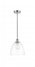 Innovations Lighting 616-1P-PC-GBD-92 - Bristol - 1 Light - 9 inch - Polished Chrome - Cord hung - Mini Pendant