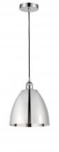 Innovations Lighting 616-1P-PC-MBD-9-PC - Bristol - 1 Light - 9 inch - Polished Chrome - Cord hung - Mini Pendant