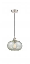  616-1P-PN-G249 - Gorham - 1 Light - 10 inch - Polished Nickel - Cord hung - Mini Pendant