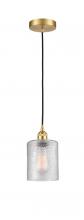 Innovations Lighting 616-1P-SG-G112 - Cobbleskill - 1 Light - 5 inch - Satin Gold - Cord hung - Mini Pendant