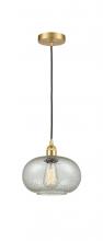  616-1P-SG-G249 - Gorham - 1 Light - 10 inch - Satin Gold - Cord hung - Mini Pendant