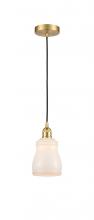 Innovations Lighting 616-1P-SG-G391 - Ellery - 1 Light - 5 inch - Satin Gold - Cord hung - Mini Pendant