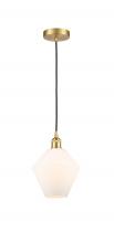 Innovations Lighting 616-1P-SG-G651-8 - Cindyrella - 1 Light - 8 inch - Satin Gold - Cord hung - Mini Pendant